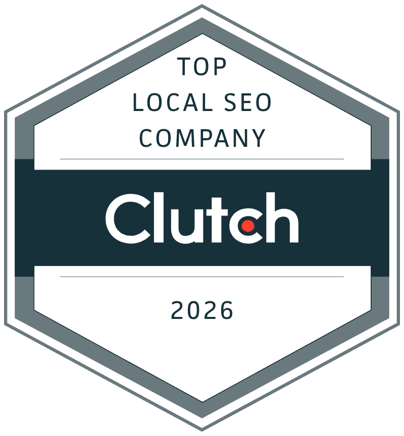Clutch Top Local SEO Company 2026 badge for Software Pro Digital