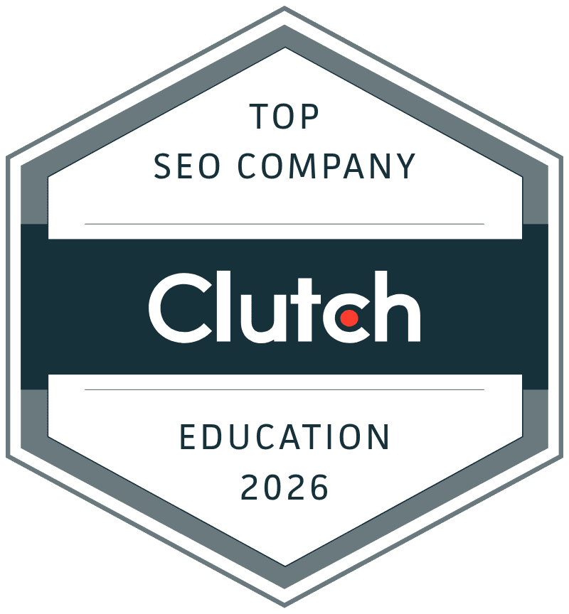 Clutch Top SEO Company, Education 2026 badge for Software Pro Digital
