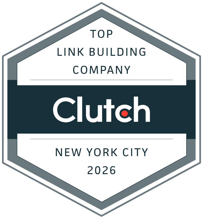 Clutch Top Link Building Company, New York City 2026 badge for Software Pro Digital