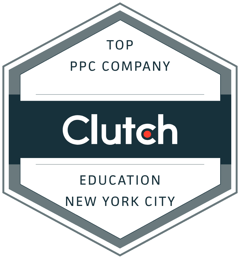 Clutch Top PPC Company, Education, New York City badge for Software Pro Digital