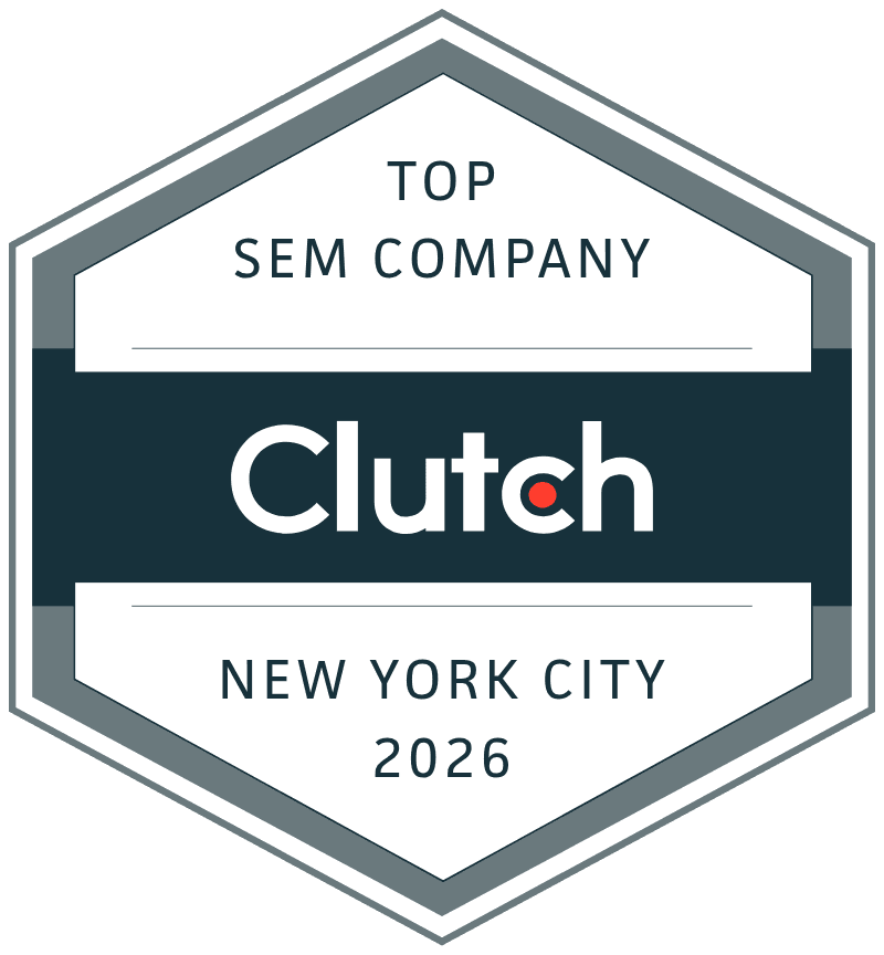 Clutch Top SEM Company, New York City 2026 badge for Software Pro Digital